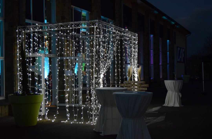 truss+rideaux lumineux