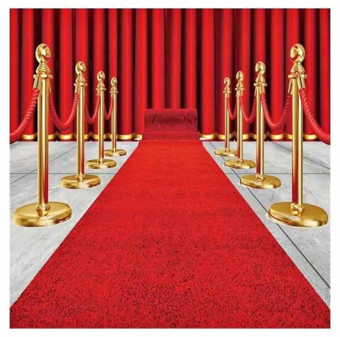 Tapis rouge largeur 1m
