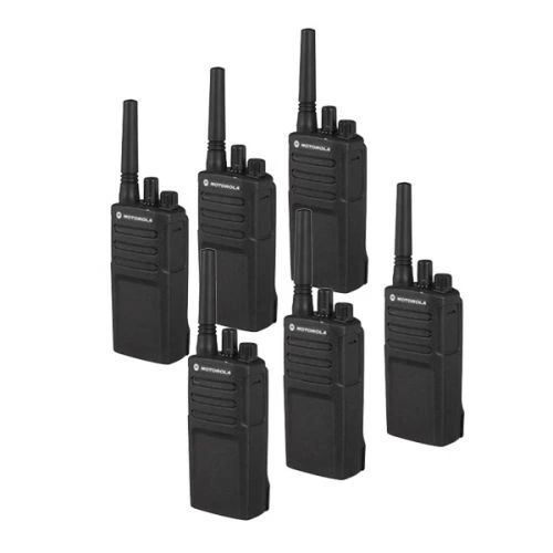 Kit 6 Talkie-walkie Motorola 9km + accessoires